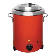 Suppen Bain Marie 5,7 L + Griff  - rot